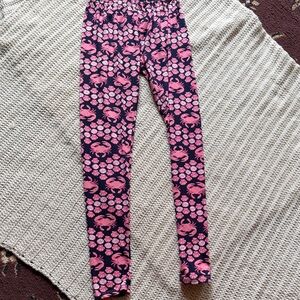 Simply Southern Pink and Black ladies Leggings